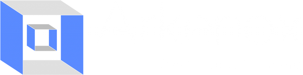 arkenox logo white text